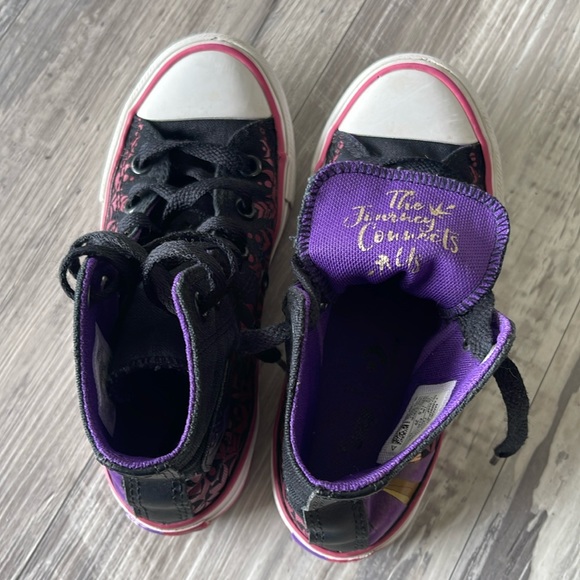 Converse Chuck Taylor All-Star Frozen 2 Anna Unisex Kids Sz 12 - Picture 3 of 6